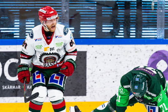Frölundas Ryan Lasch jublar