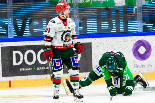 Frölundas Ryan Lasch jublar