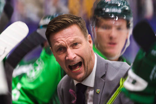 Färjestads tränare Johan Pennerborn
