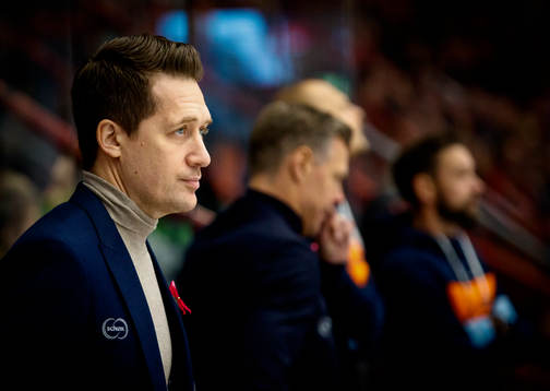 Växjös tränare Sam Hallam