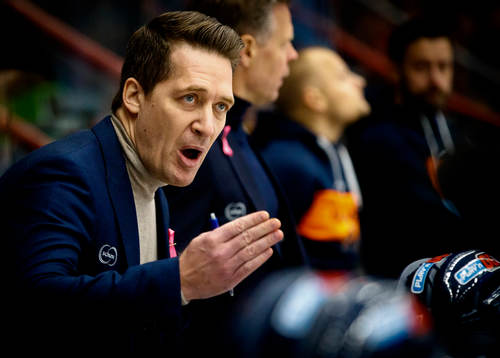 Växjös tränare Sam Hallam