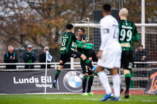 Varbergs Tashreeq Matthews jublar