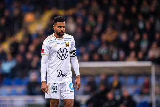 Östersunds Noah Sonko Sundberg deppar