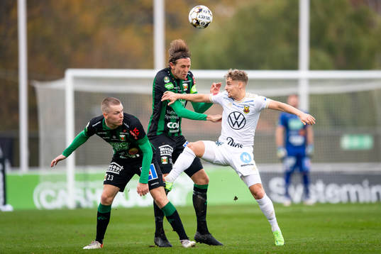 Varbergs Anton Liljenbäck, Joakim Lindner och Östersunds