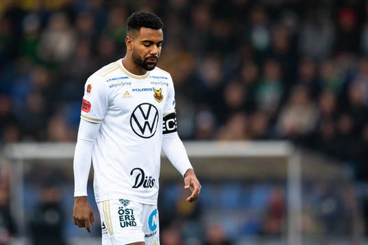 Östersunds Noah Sonko Sundberg deppar