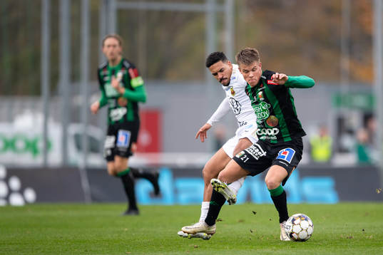 Östersunds Marco Weymans och Varbergs Victor Karlsson