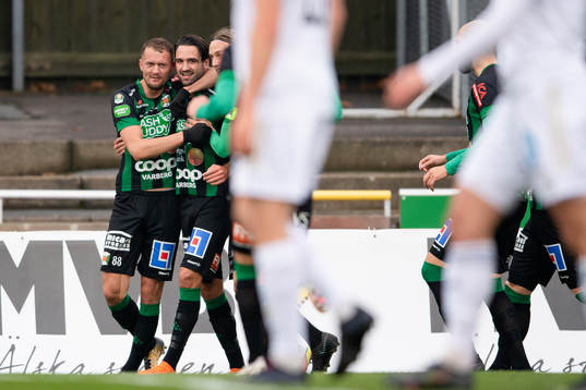 Varbergs Oliver Stanisic jublar