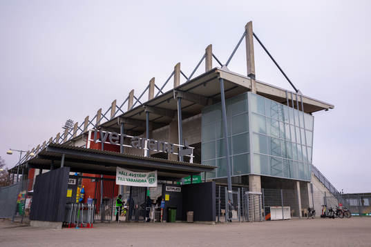 Exteriör av Iver Arena