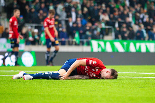 Örgrytes Marcus Haglind Sangré har ont