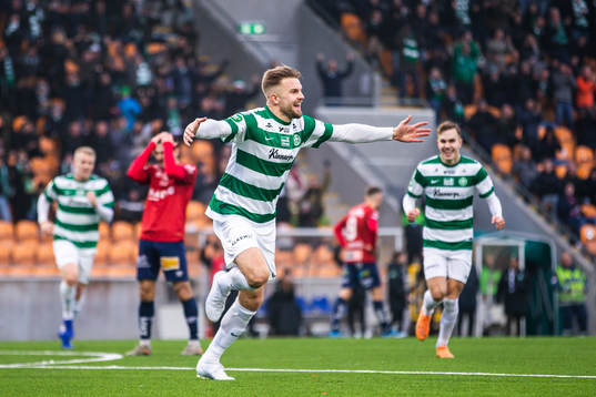 Västerås Erik Björndahl jublar