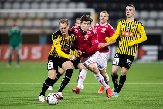 Häckens Gustav Berggren och Kalmars Oliver Berg