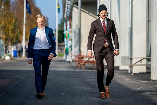 Rögles Samuel Jonsson och Dennis Everberg