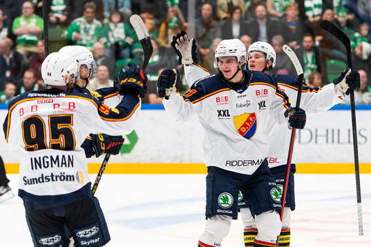 Djurgårdens Filip Cederqvist jublar