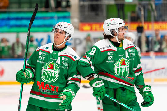 Rögles Erlend Lesund jublar