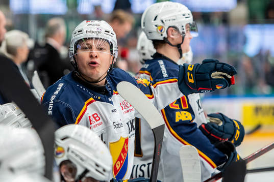 Djurgårdens Rhett Rakhshani reagerar