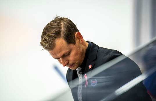 Oskarshamns tränare Martin Filander deppar
