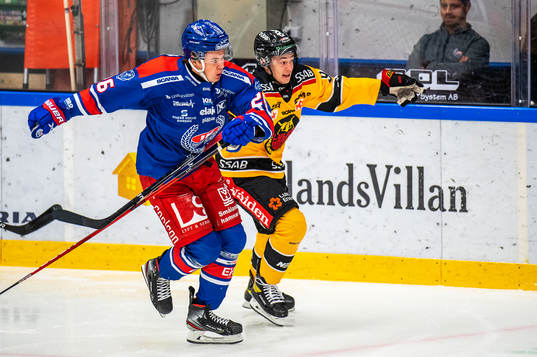 Oskarshamns Lukas Pilö och Luleås Pontus Andreasson