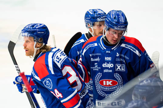 Oskarshamns Philip Samuelsson och Lukas Pilö deppar