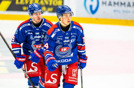 Oskarshamns Mikkel Øby-Olsen jublar