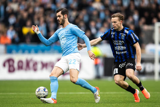 Malmö FFs Adi Nalic och Sirius Jacob Ortmark