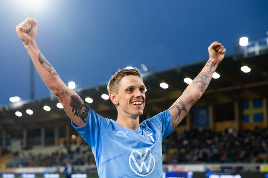 Malmös Sören Rieks jublar