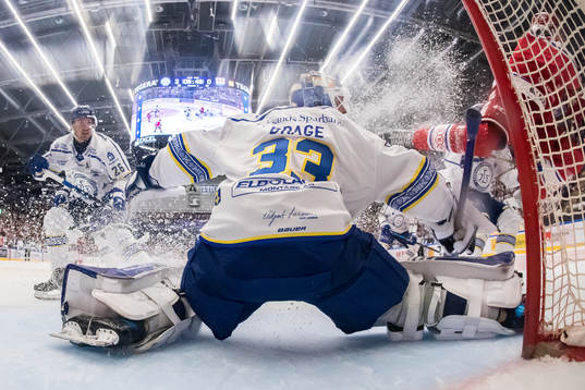 Leksands målvakt Axel Brage