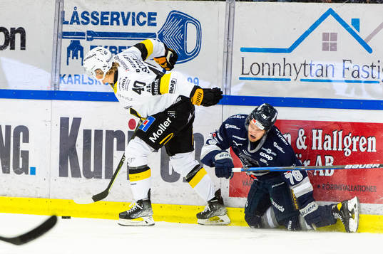 Västerås Isak Skedung och Karlskogas Emil Öhrwall