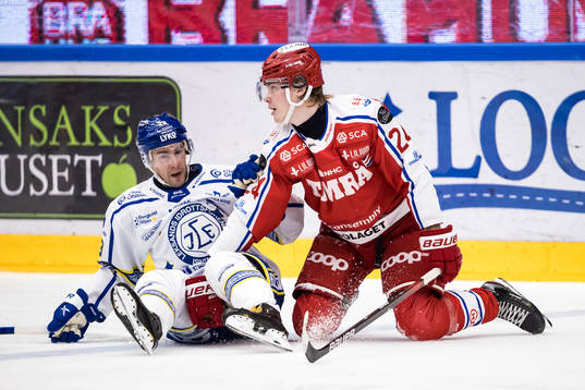 Leksands Mikael Ruohomaa och Timrås Erik Walli Walterholm
