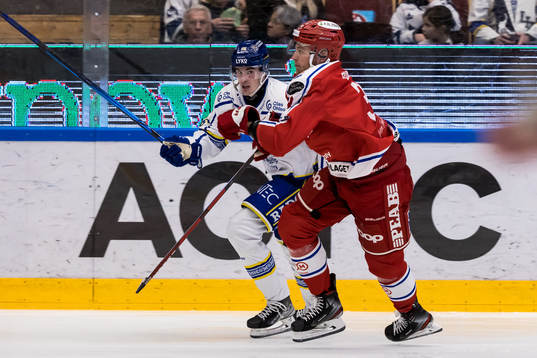 Leksands Nils Åman och Timrås Oliver Bohm