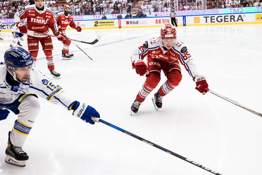 Leksands Max Veronneau och Timrås Filip Westerlund