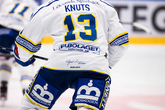 Leksands Jon Knuts i nya matchtröjan