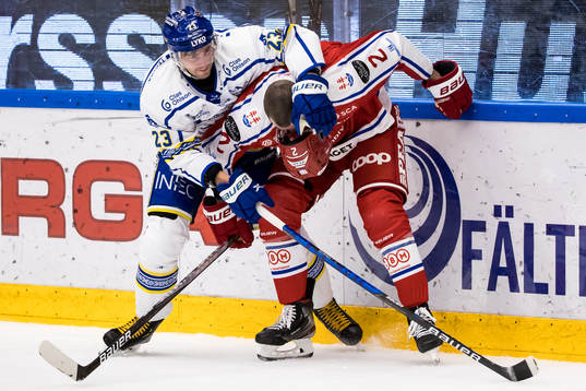 Leksands Mikael Ruohomaa och Timrås Per Svensson