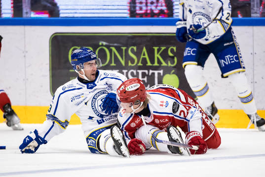 Leksands Mikael Ruohomaa och Timrås Erik Walli Walterholm