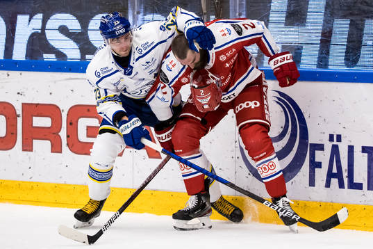 Leksands Mikael Ruohomaa och Timrås Per Svensson