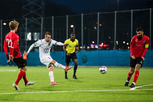 Jönköpings Fredric Fendrich med ett skott