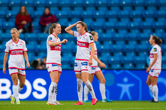 Vilde Hasund of Sandviken looks dejected