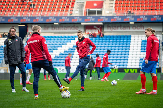Helsingborgs Rasmus Jönsson, Viktor Lundberg och Charlie