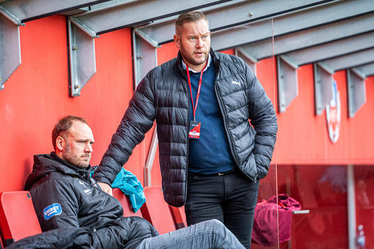 Helsingborgs sportchef Andreas Granqvist och klubbdirektör