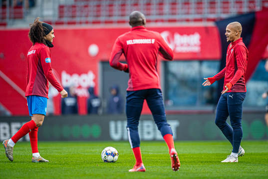 Helsingborgs Adam Kaied och Anthony van