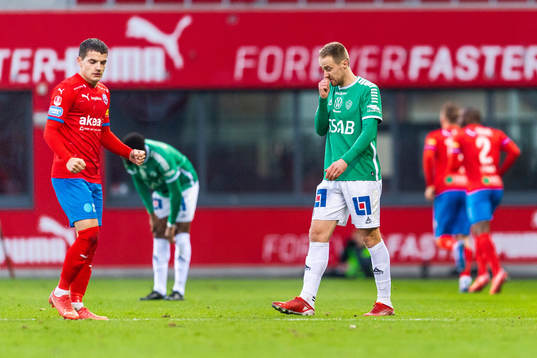 Helsingborgs Brandur Hendriksson Olsen jublar