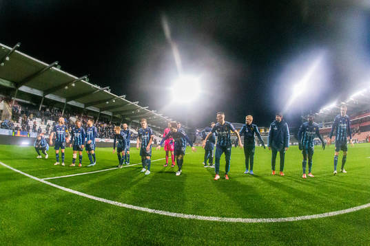 Djurgårdens spelare jublar