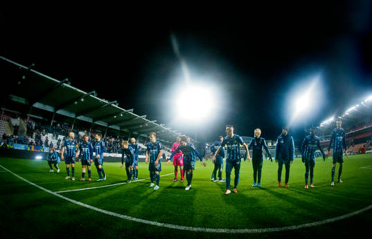 Djurgårdensspelarna jublar