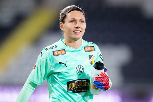 Häckens målvakt Jennifer Falk
