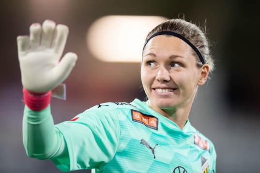 Häckens målvakt Jennifer Falk