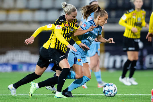 Häckens Filippa Curmark och Djurgårdens Tilde Lindwall
