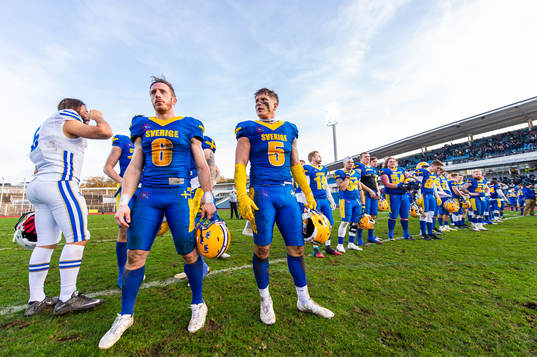 Sveriges William James och Sebastisan Gauthier deppar