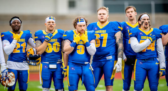 Sveriges Josef Nguzo, Johannes Lindeus, Emil Knutsson,