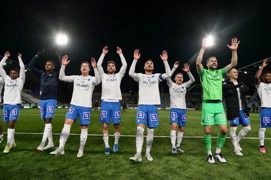 IFK Norrköpings spelare jublar