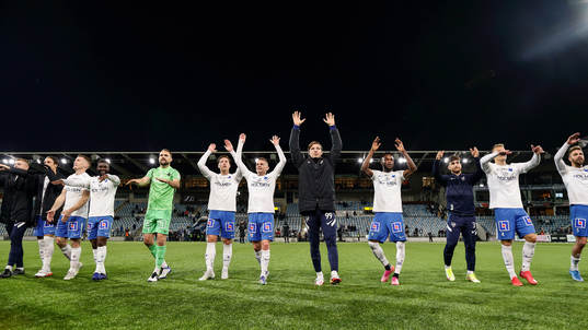 IFK Norrköpings spelare jublar