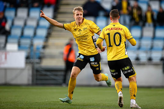 Elfsborgs Jeppe Møldrup Okkels jublar